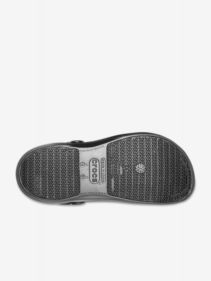 Sandalias Crocs Bistro Work Clog Negras