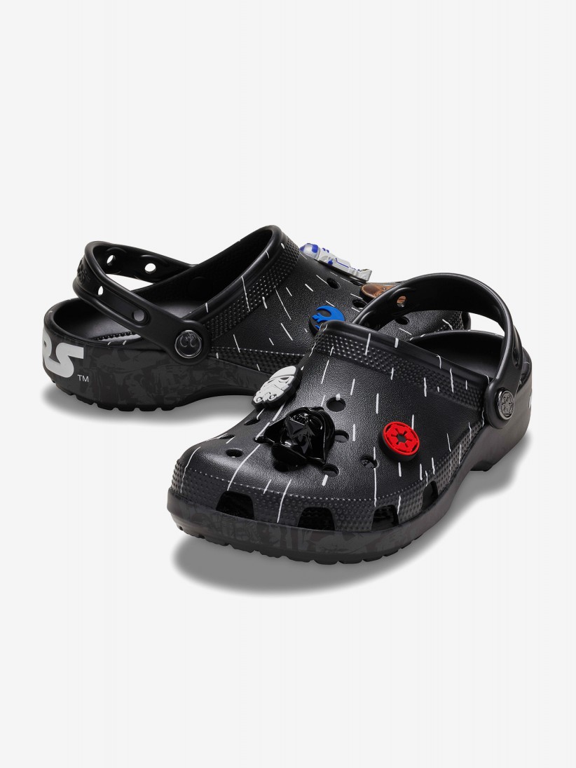Sandálias Crocs Star Wars Hyperspace Classic Clog Pretas Sandálias Crocs Star Wars Hyperspace Classic Clog Pretas