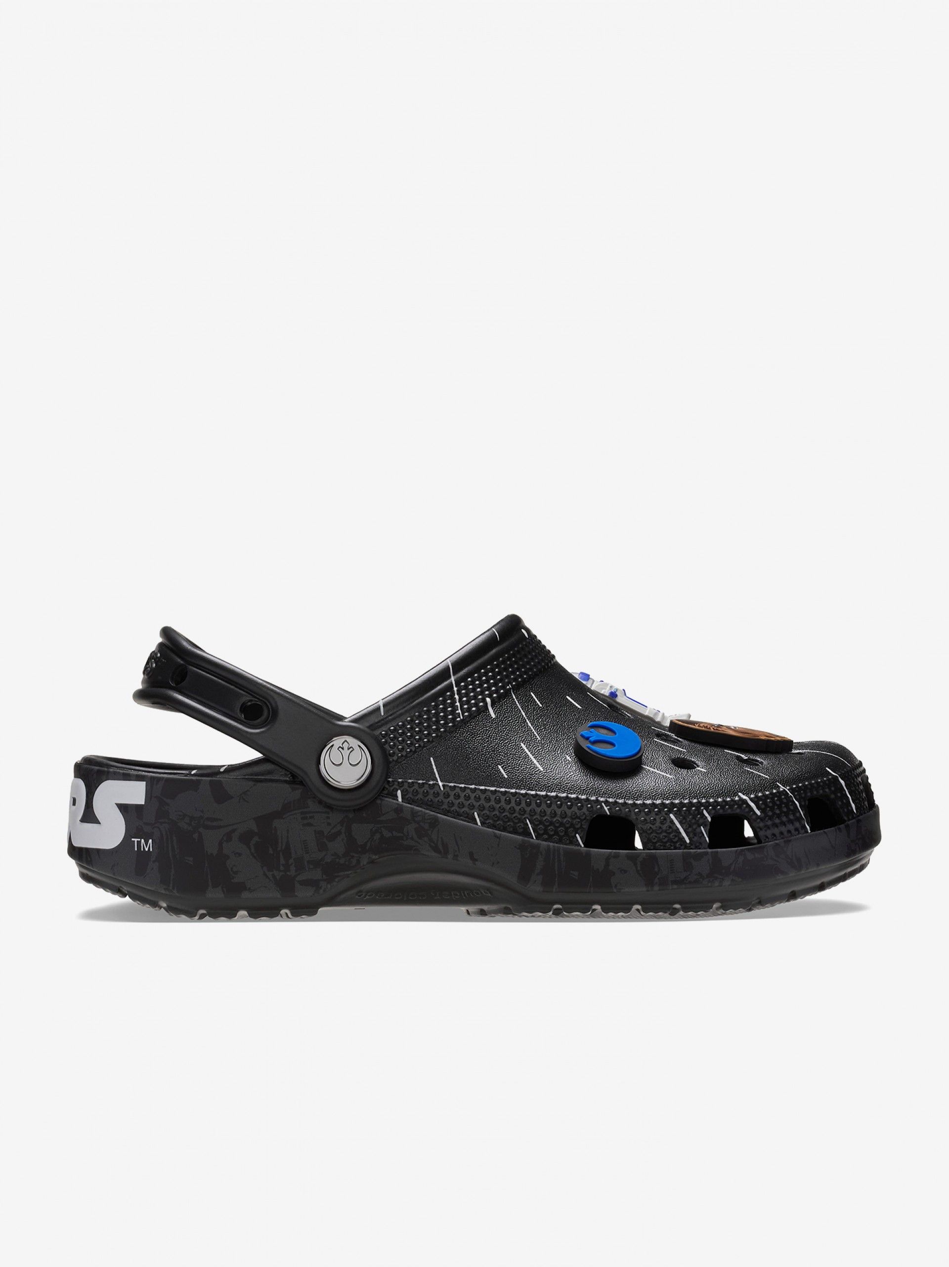Sandalias Crocs Star Wars Hyperspace Classic Clog Negras