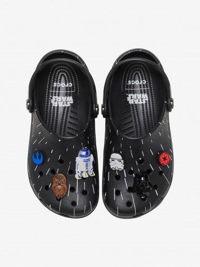 Crocs Star Wars Hyperspace Classic Clog Black Sandals Crocs Star Wars Hyperspace Classic Clog Black Sandals