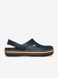 Sandálias Crocs Crocband Gum Clog Azuis e Castanhas Sandálias Crocs Crocband Gum Clog Azuis e Castanhas