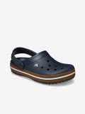 Sandálias Crocs Crocband Gum Clog Azuis e Castanhas Sandálias Crocs Crocband Gum Clog Azuis e Castanhas