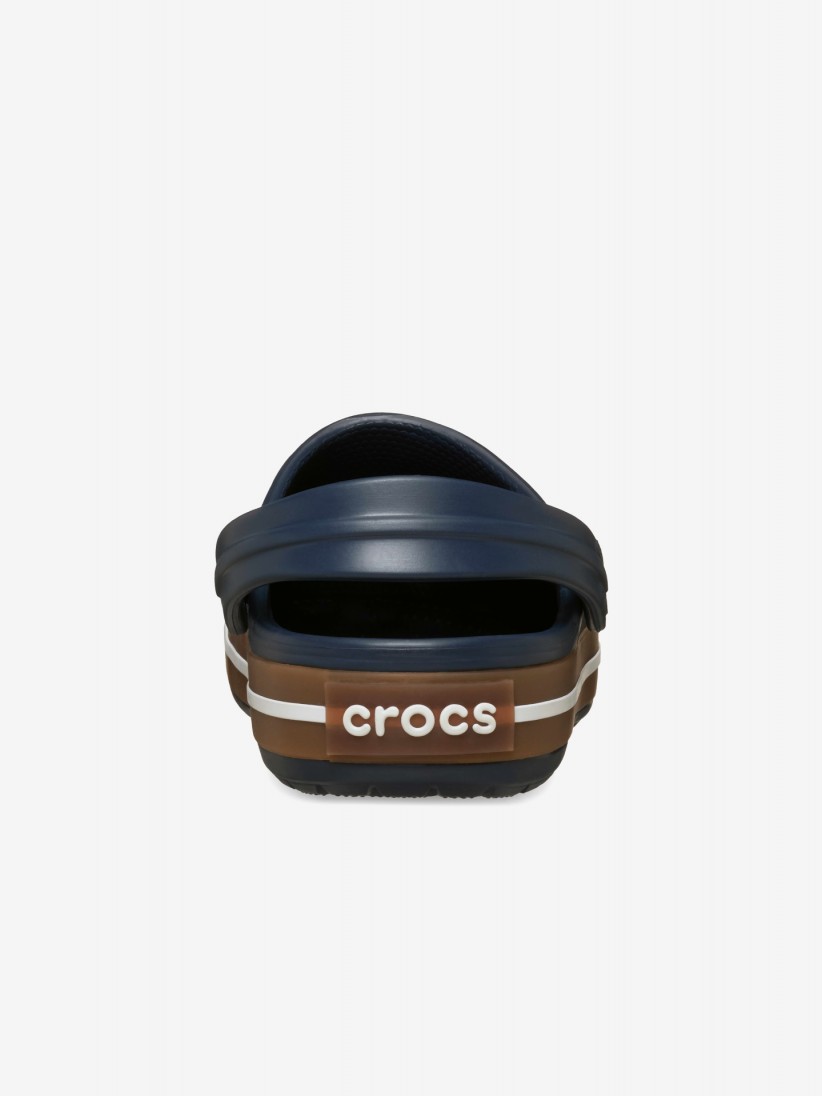 Sandálias Crocs Crocband Gum Clog Azuis e Castanhas Sandálias Crocs Crocband Gum Clog Azuis e Castanhas