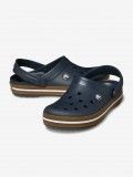 Sandálias Crocs Crocband Gum Clog Azuis e Castanhas Sandálias Crocs Crocband Gum Clog Azuis e Castanhas