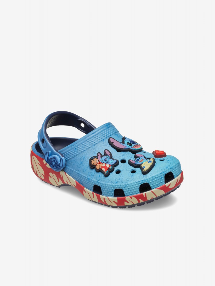 Sandálias Crocs Lilo & Stitch Classic Clog Kids Azuis Sandálias Crocs Lilo & Stitch Classic Clog Kids Azuis