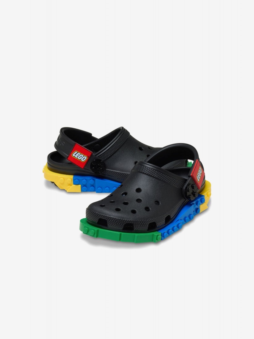 Sandalias Crocs LEGO Creativity Clog Kids Negras Sandalias Crocs LEGO Creativity Clog Kids Negras