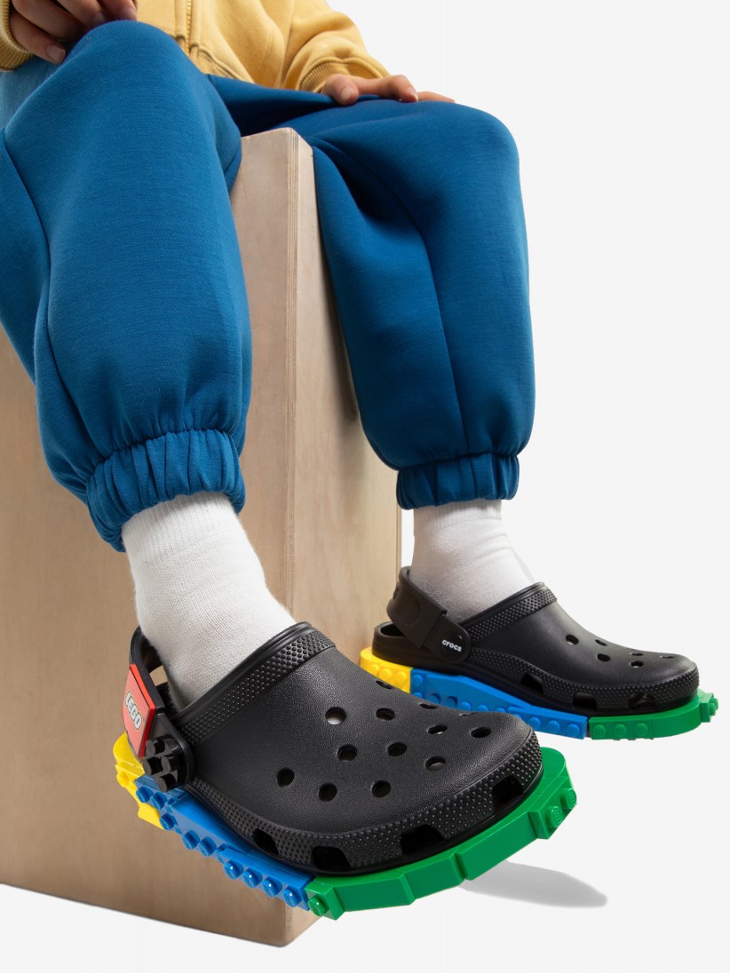 Sandalias Crocs LEGO Creativity Clog Kids Negras Sandalias Crocs LEGO Creativity Clog Kids Negras