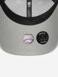 Bon� New Era New York Yankees 9FORTY De Cetim Cinzento Para Mulher