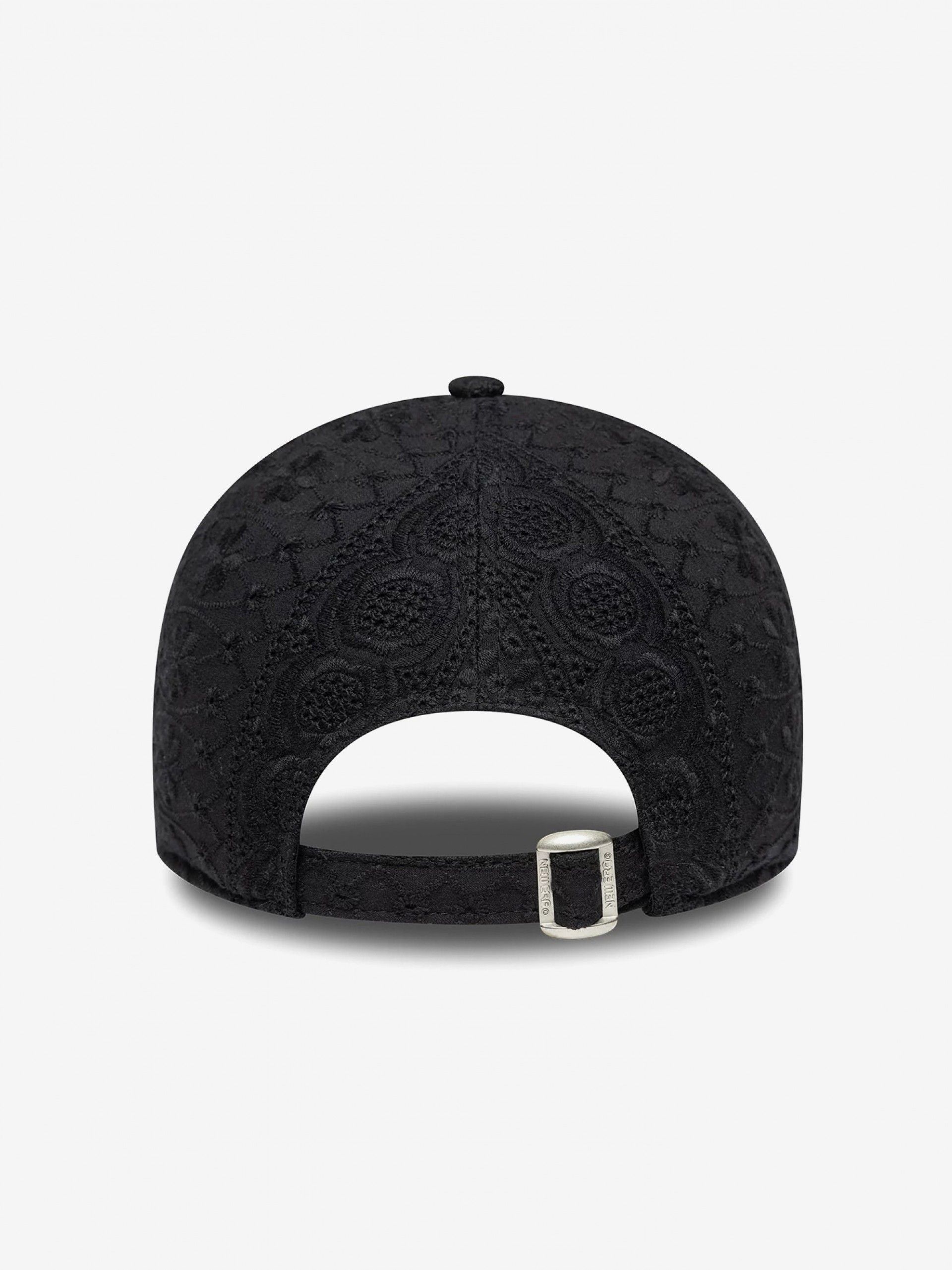 Boné New Era New York Yankees Broderie 9TWENTY Preto Para Mulher