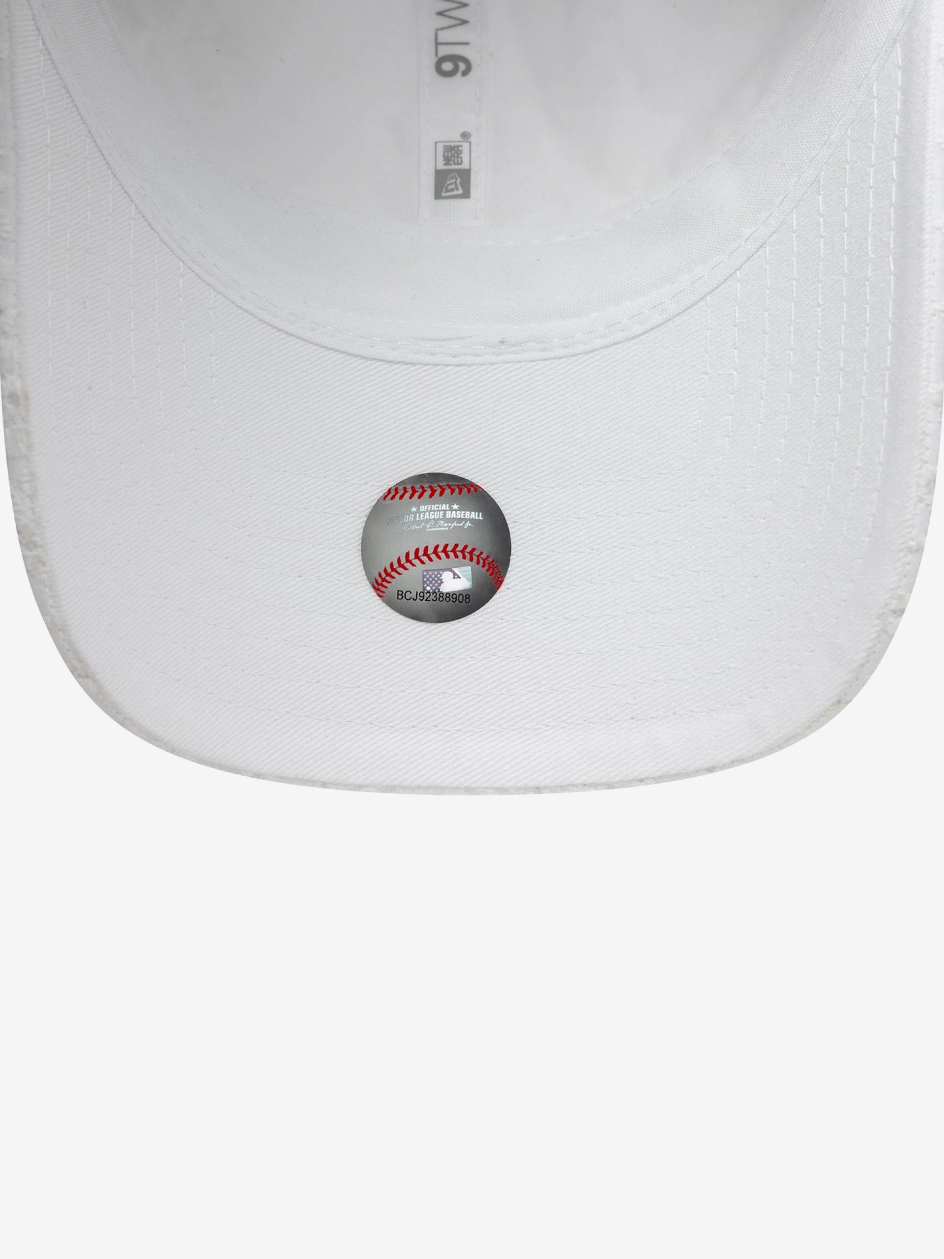 Boné New Era New York Yankees Broderie 9TWENTY Branco Para Mulher