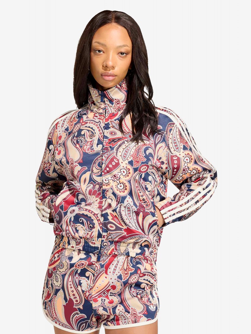 Adidas Liberty London Firebird Satin Printed W Jacket Adidas Liberty London Firebird Satin Printed W Jacket
