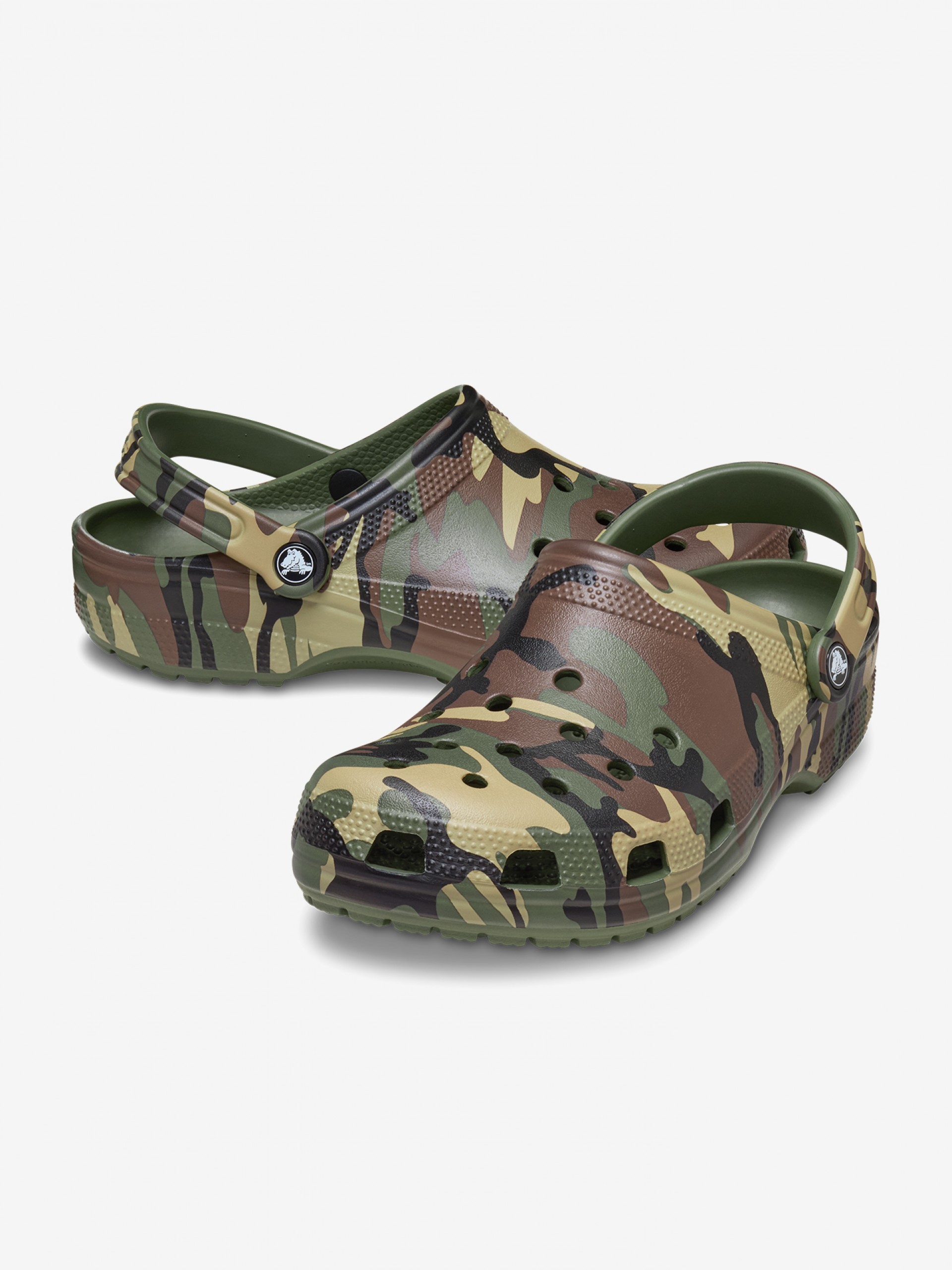 Crocs Classic Clog Camouflage Pattern Sandals