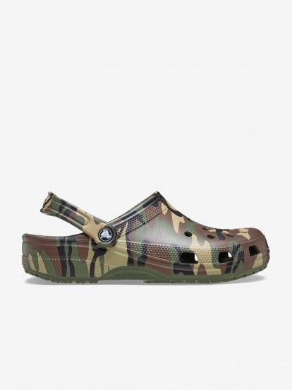 Crocs Classic Clog Camouflage Pattern Sandals Crocs Classic Clog Camouflage Pattern Sandals