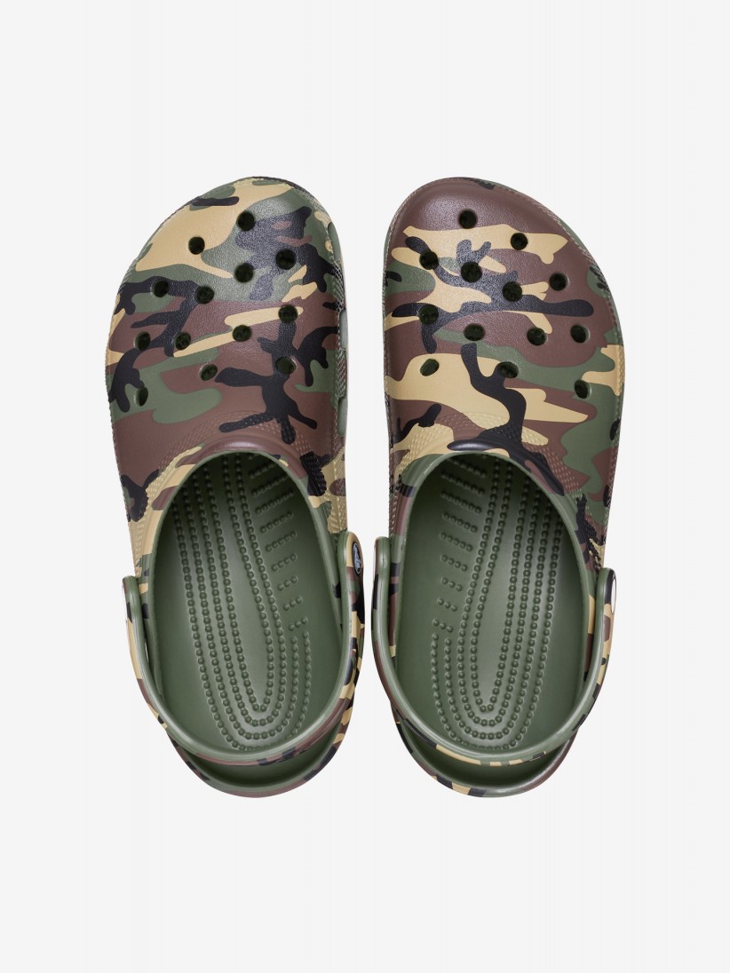 Crocs Classic Clog Camouflage Pattern Sandals Crocs Classic Clog Camouflage Pattern Sandals
