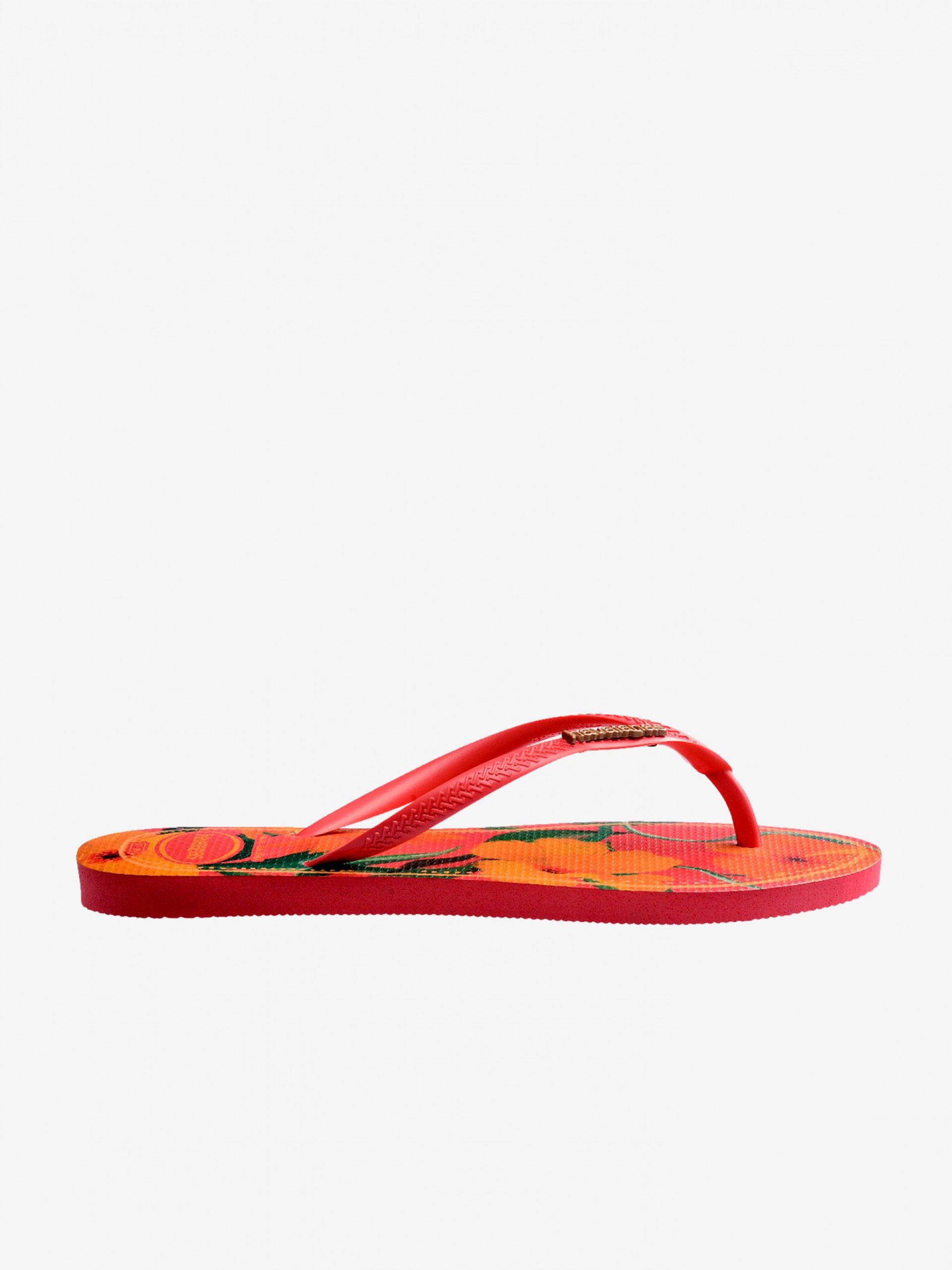 Chinelos Havaianas Slim Tropical Laranja