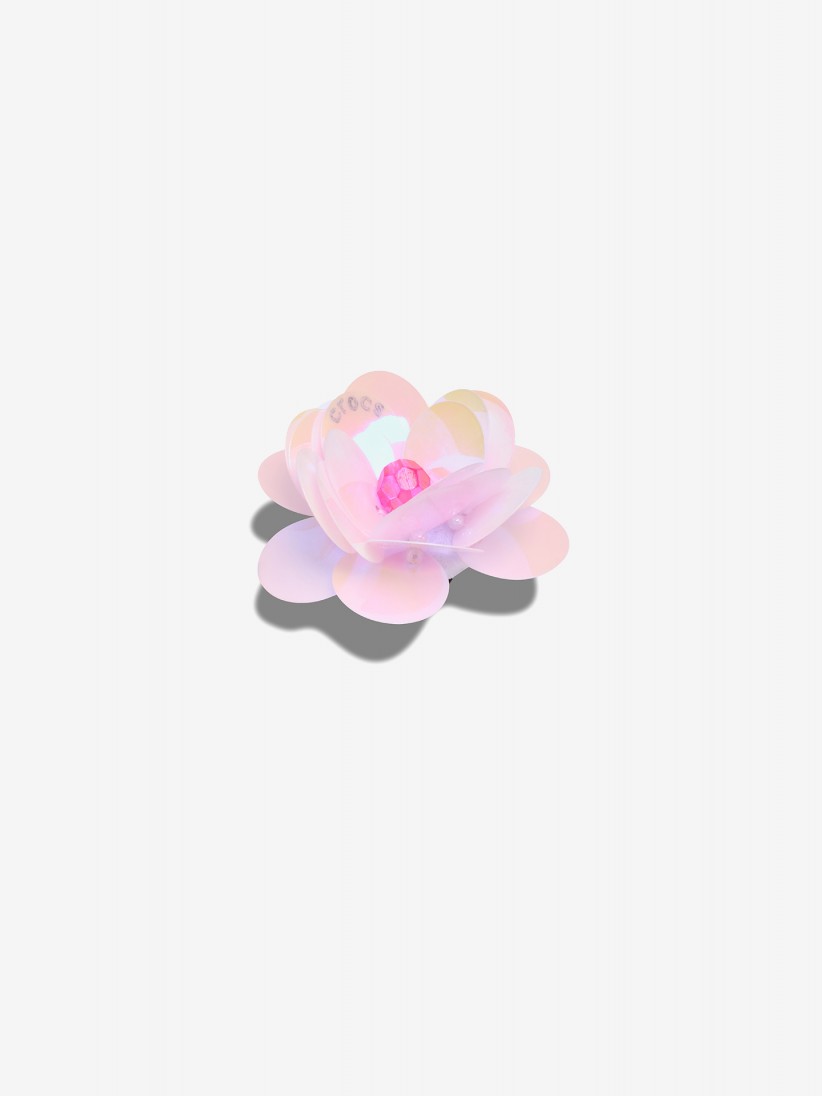 Pin Crocs Jibbitz Flor Rosa