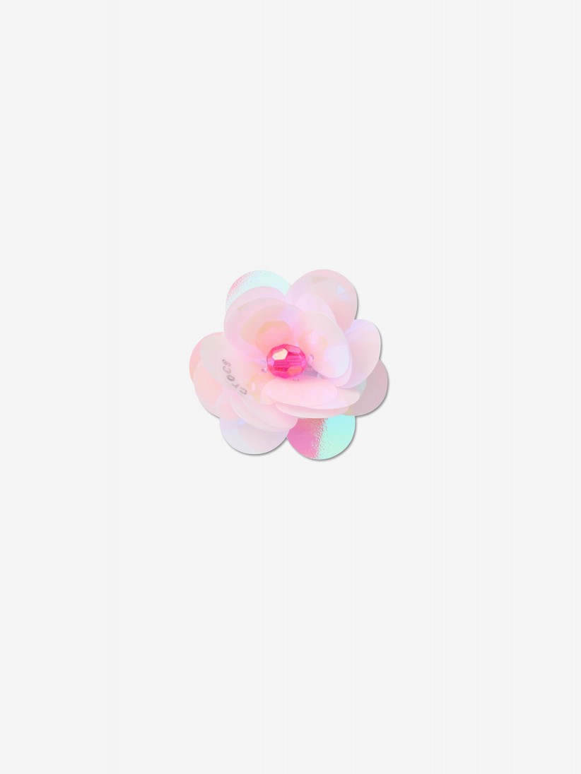 Pin Crocs Jibbitz Flor Rosa