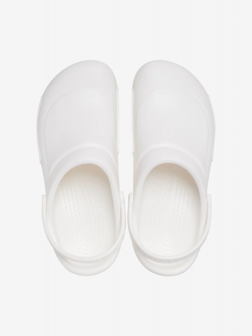 Sandalias Crocs Bistro Work Clog Blancas