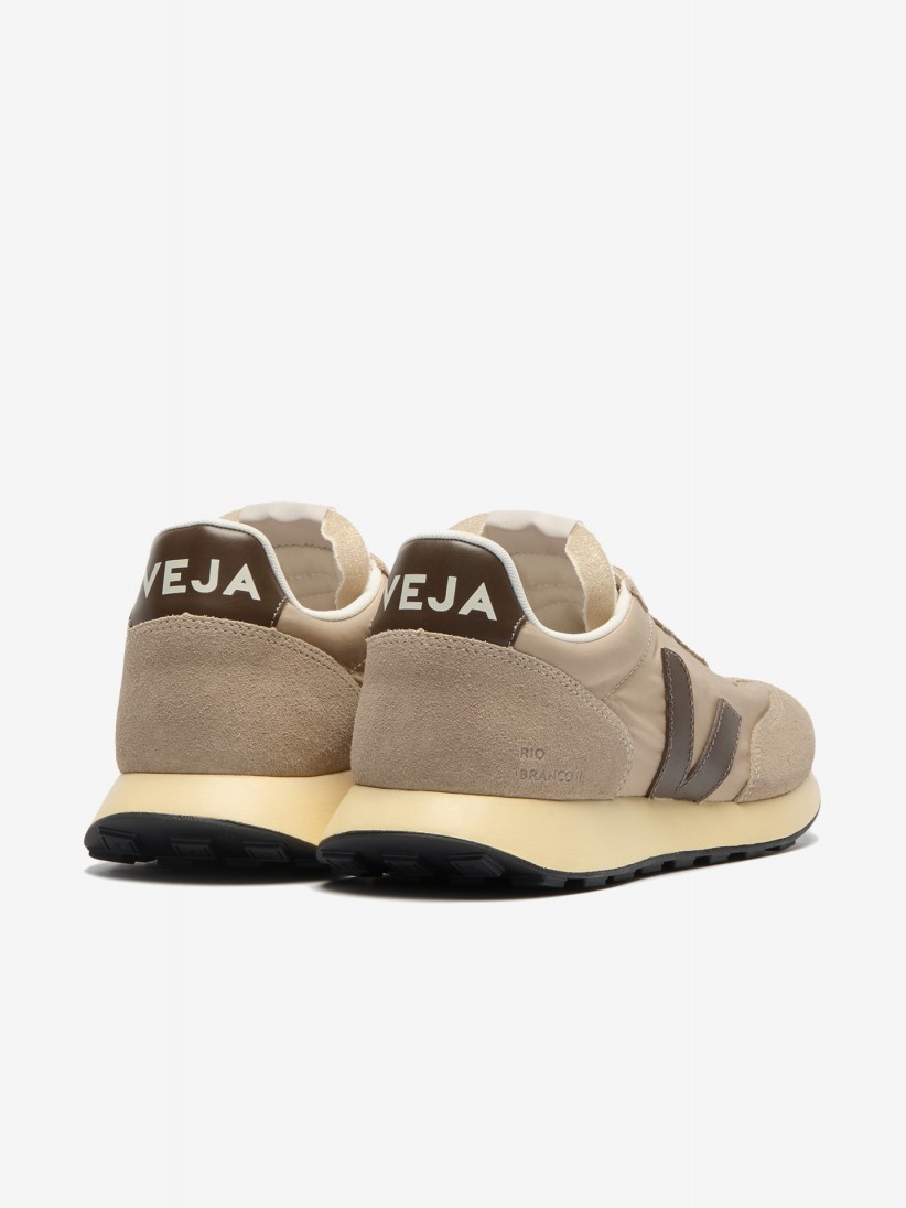 VEJA Rio Branco II Lite Nolyn Beige and Brown Sneakers VEJA Rio Branco II Lite Nolyn Beige and Brown Sneakers
