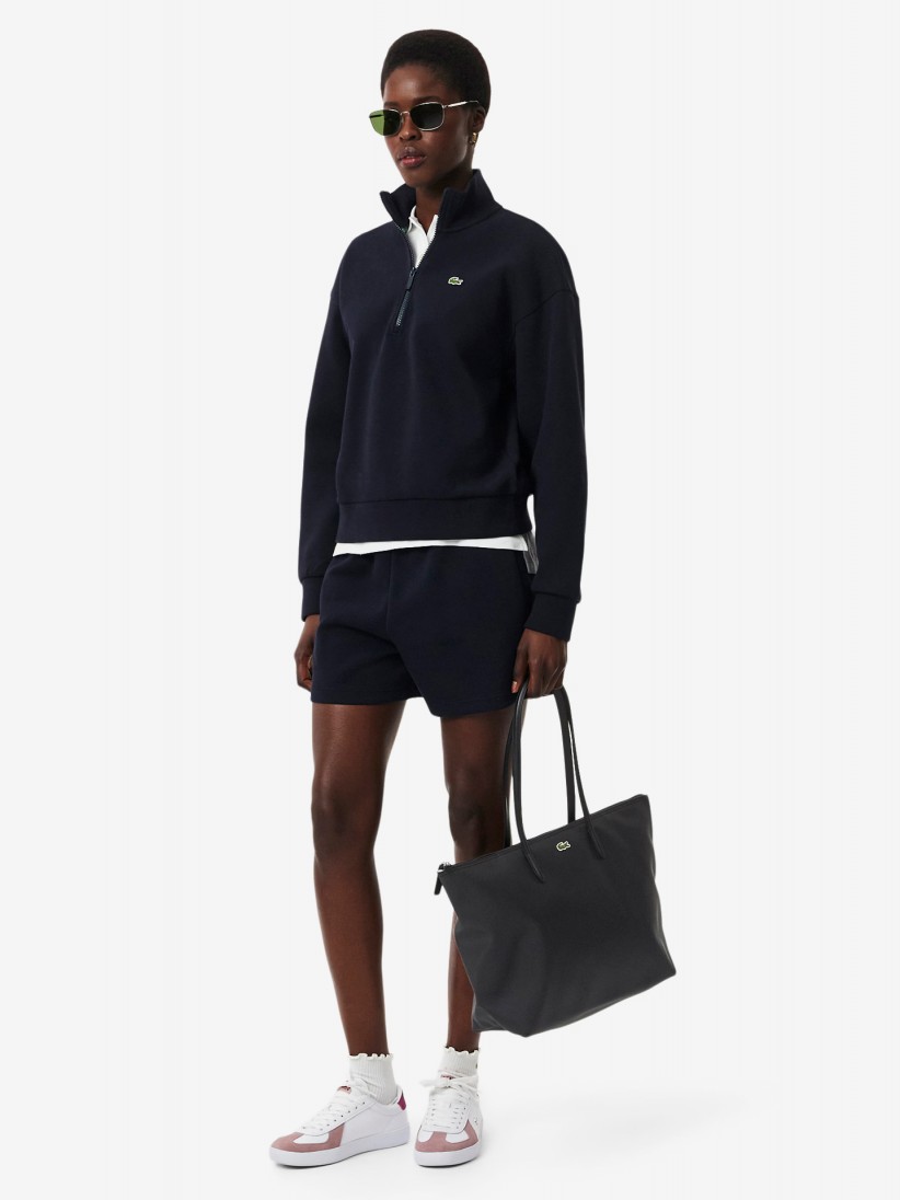 Bolso Tote Lacoste L.12.12 Concept Negro
