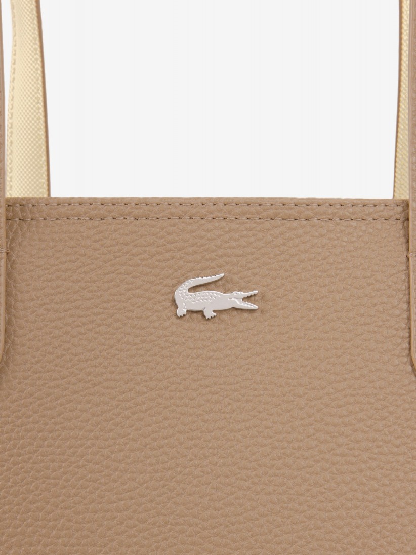 Lacoste Anna Zipped Beige Tote