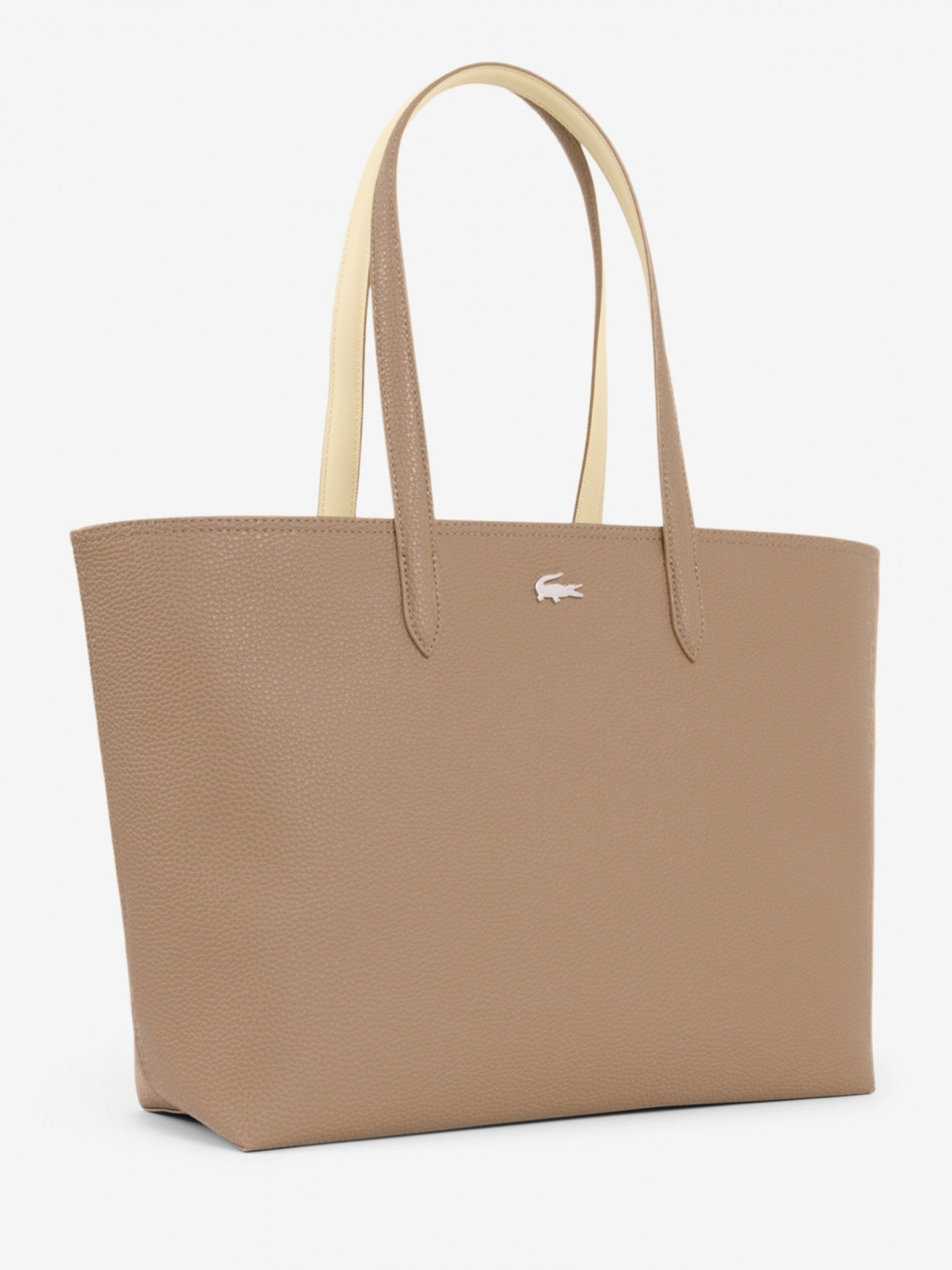 Bolso Tote Lacoste Anna Zipped Beige