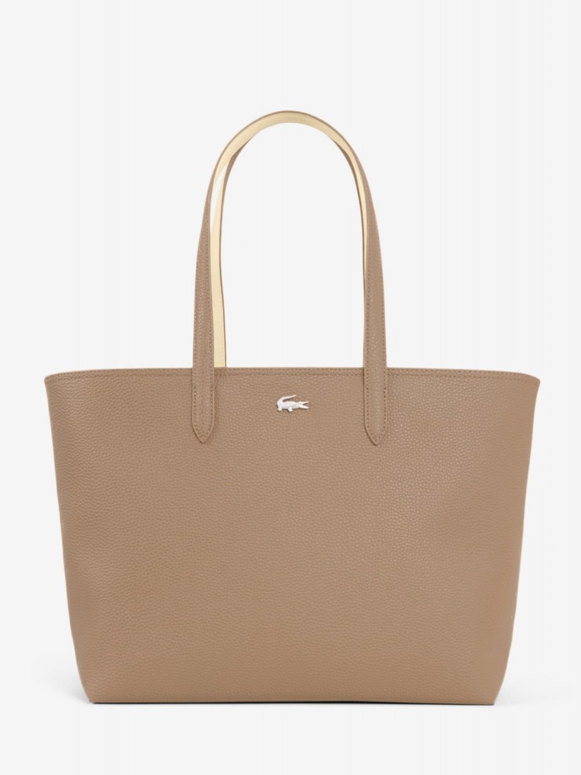 Lacoste Anna Zipped Beige Tote