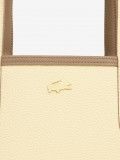 Bolso Tote Lacoste Anna Beige Reversible con Bolso Clutch