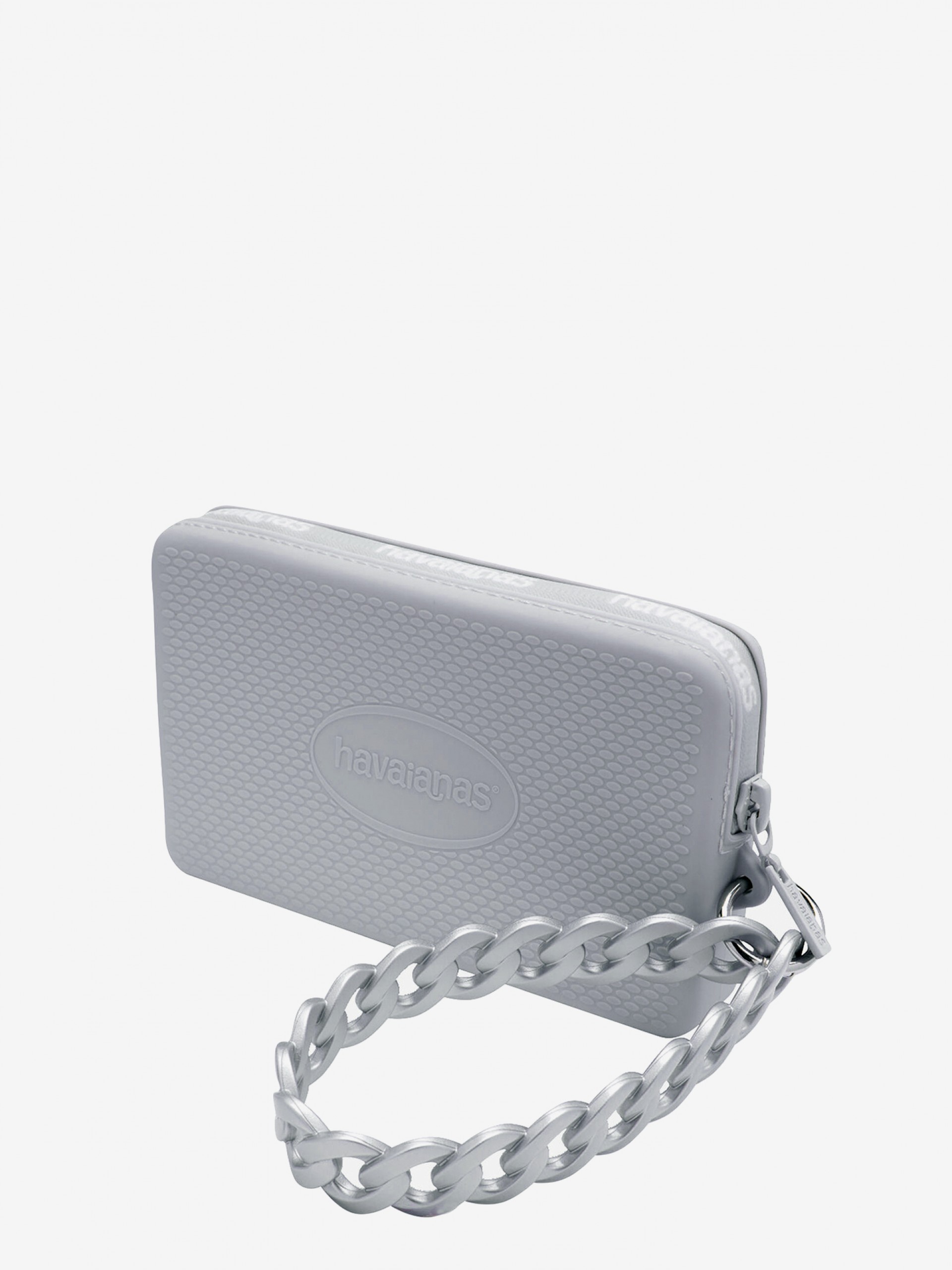 Bolso Havaianas Chain II Chrome Gris y Plateado