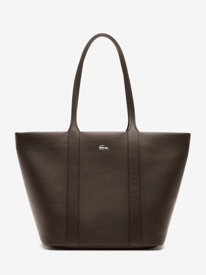 Bolso Tote Lacoste Marr�n