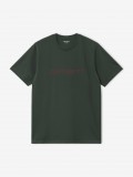 Camiseta Carhartt WIP Script Verde Camiseta Carhartt WIP Script Verde