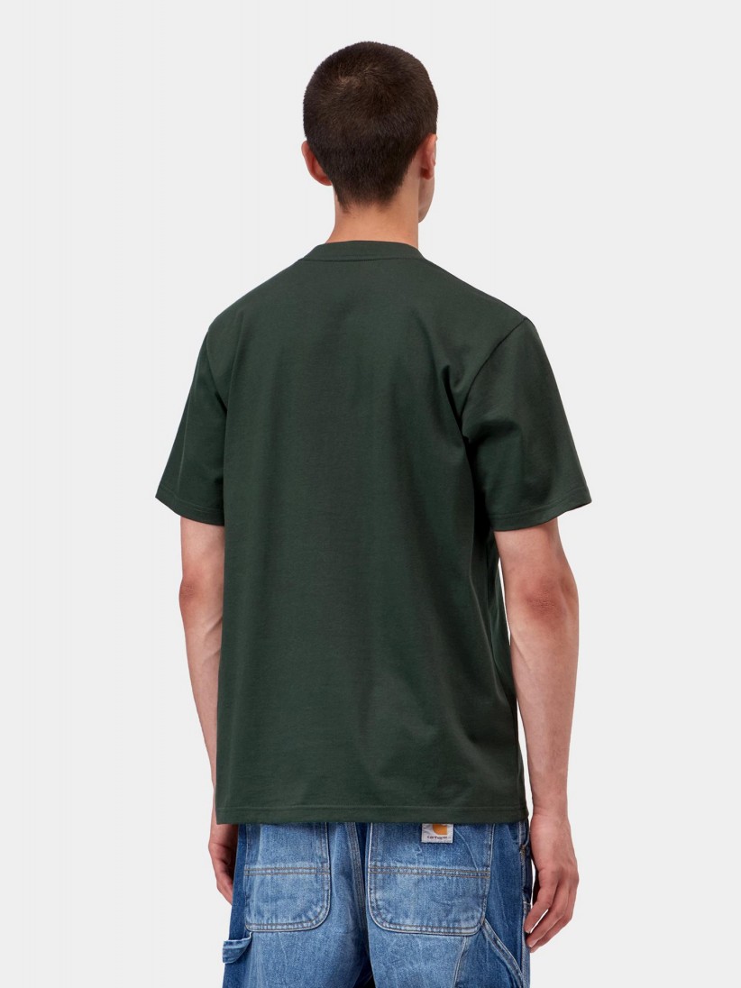 Camiseta Carhartt WIP Script Verde Camiseta Carhartt WIP Script Verde