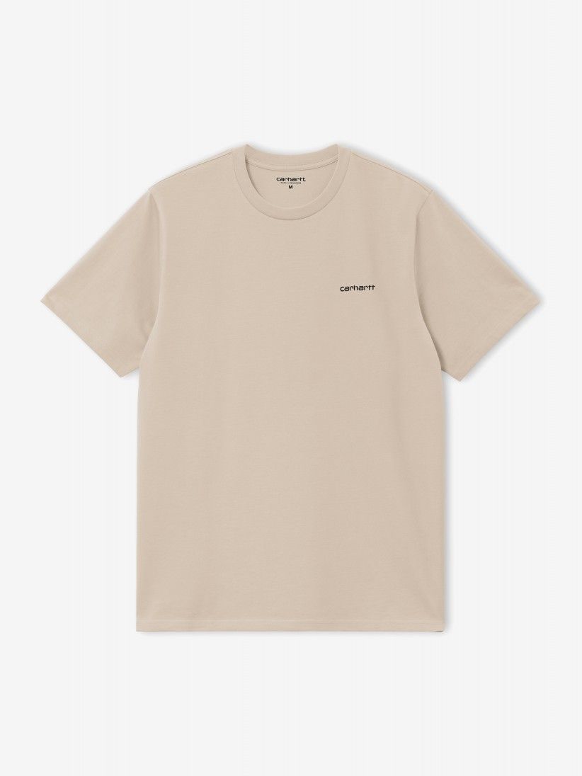 Carhartt WIP Script Embroidery Beige T-shirt
