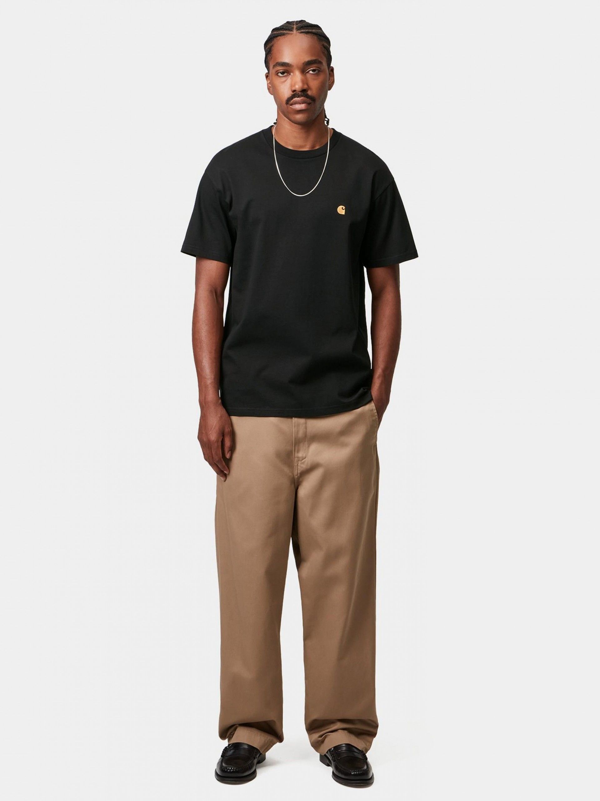 T-shirt Carhartt WIP Chase Preta