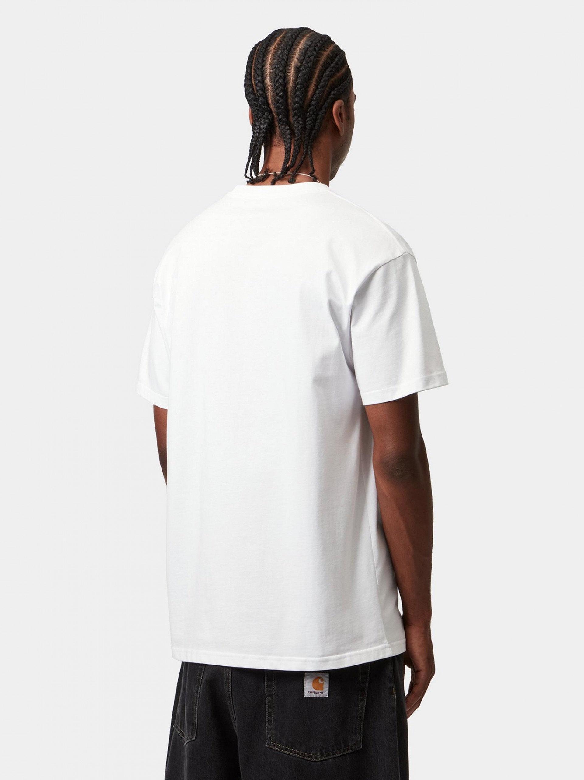 T-shirt Carhartt WIP Chase Branca