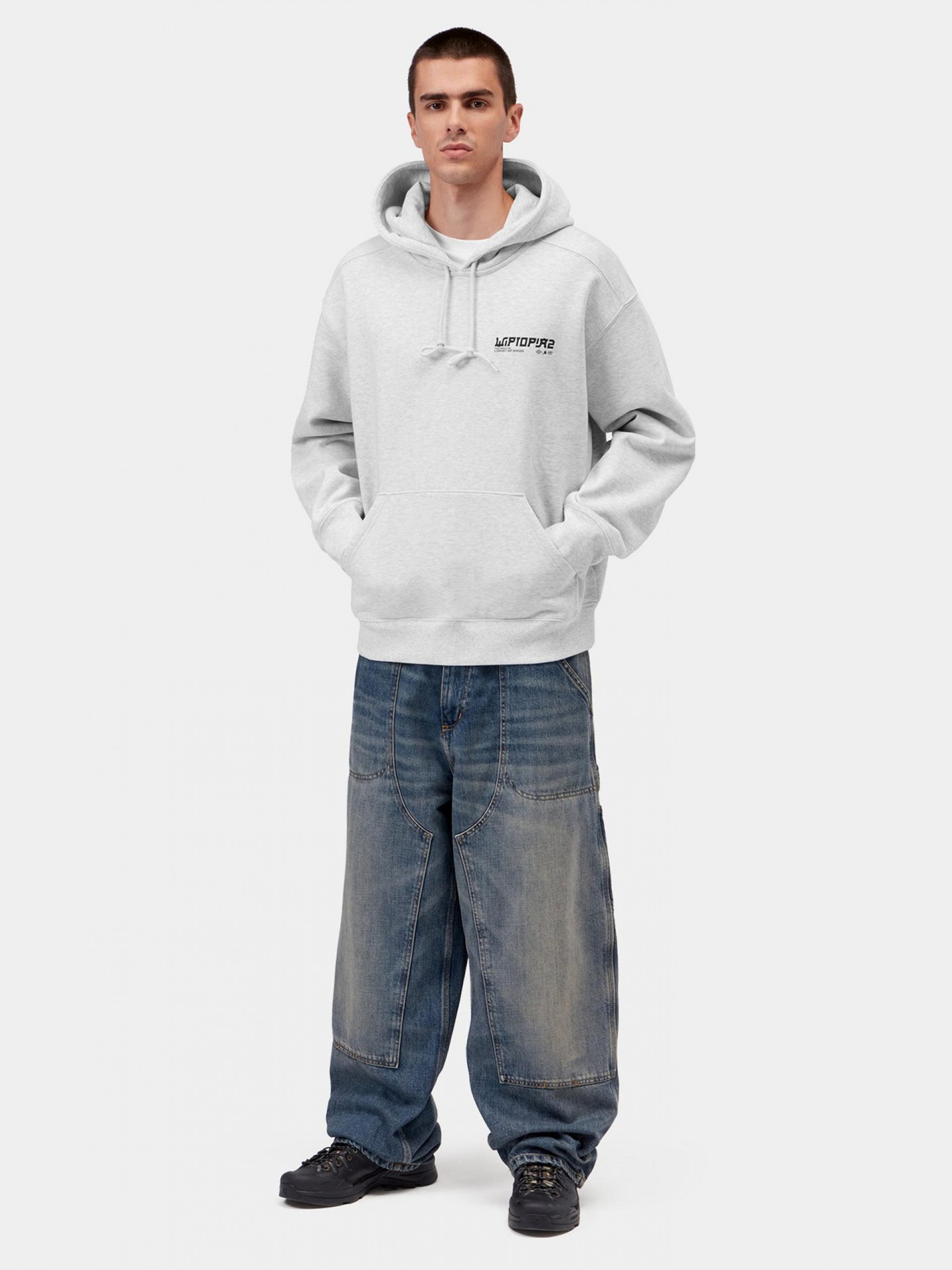Camisola com Capuz Carhartt WIP Wiptopia II Cinzenta