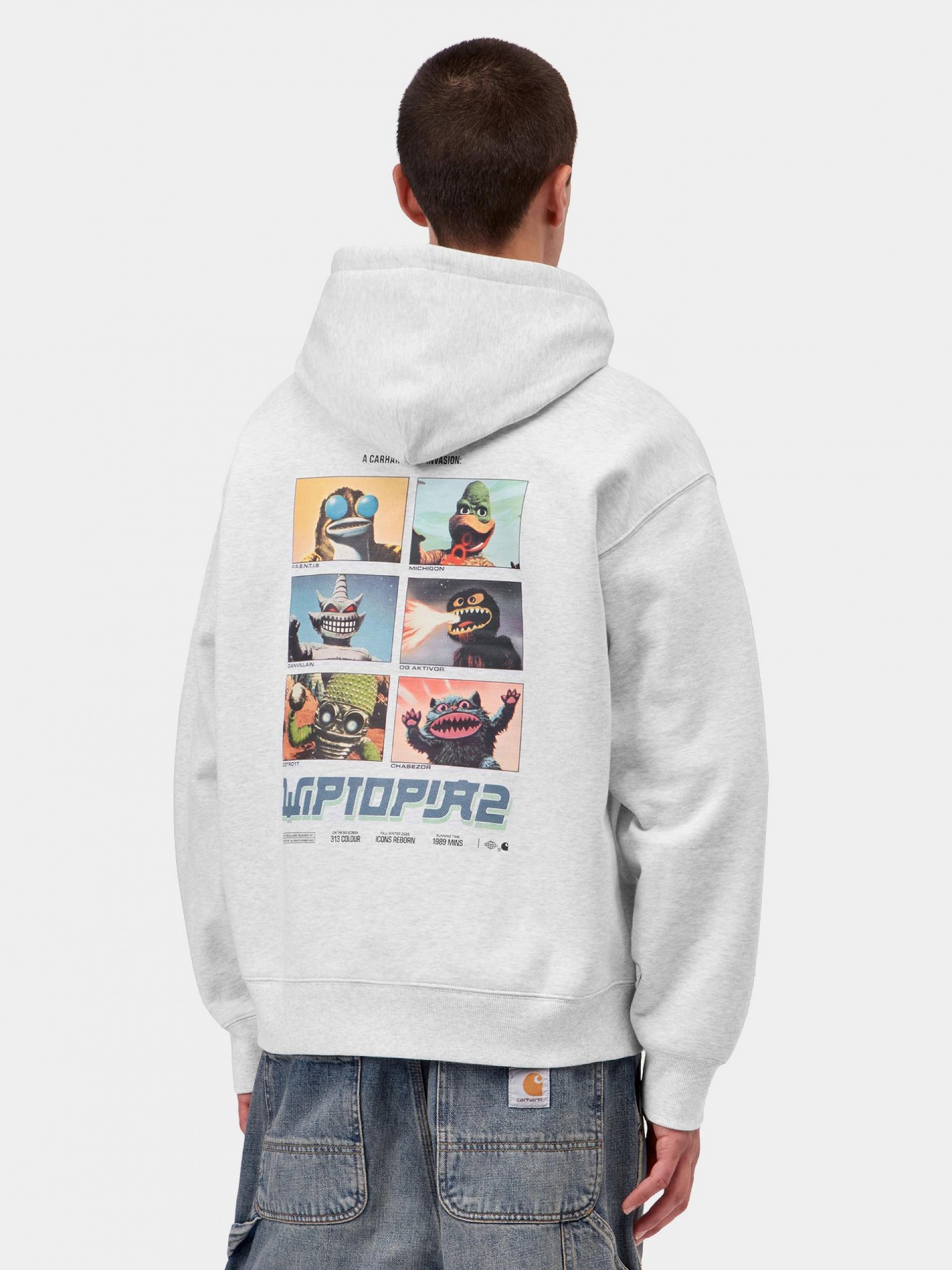 Camisola com Capuz Carhartt WIP Wiptopia II Cinzenta