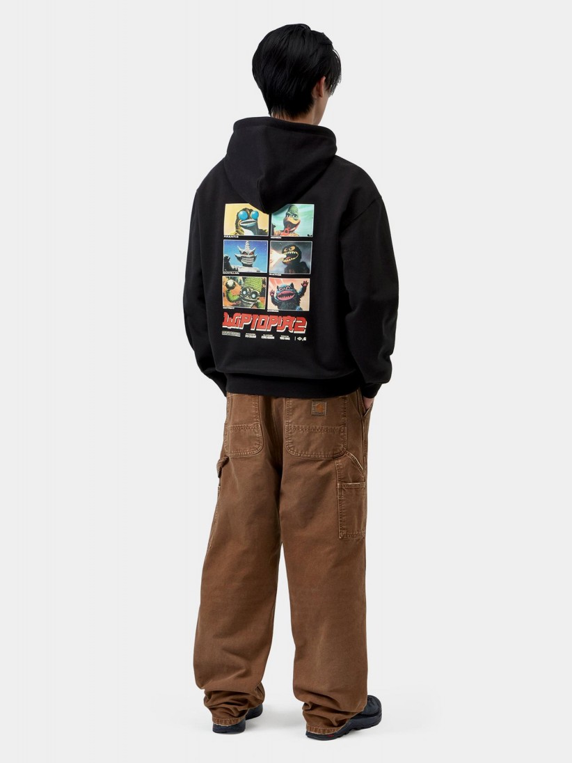 Sudadera con Capucha Carhartt WIP Wiptopia II Negra Sudadera con Capucha Carhartt WIP Wiptopia II Negra