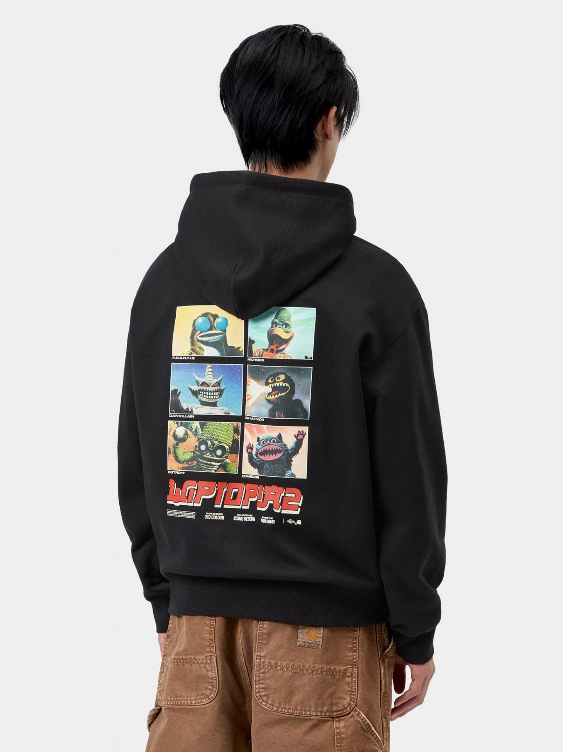 Sudadera con Capucha Carhartt WIP Wiptopia II Negra