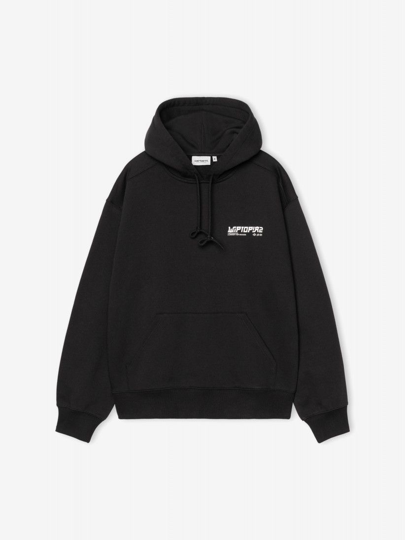 Sudadera con Capucha Carhartt WIP Wiptopia II Negra Sudadera con Capucha Carhartt WIP Wiptopia II Negra