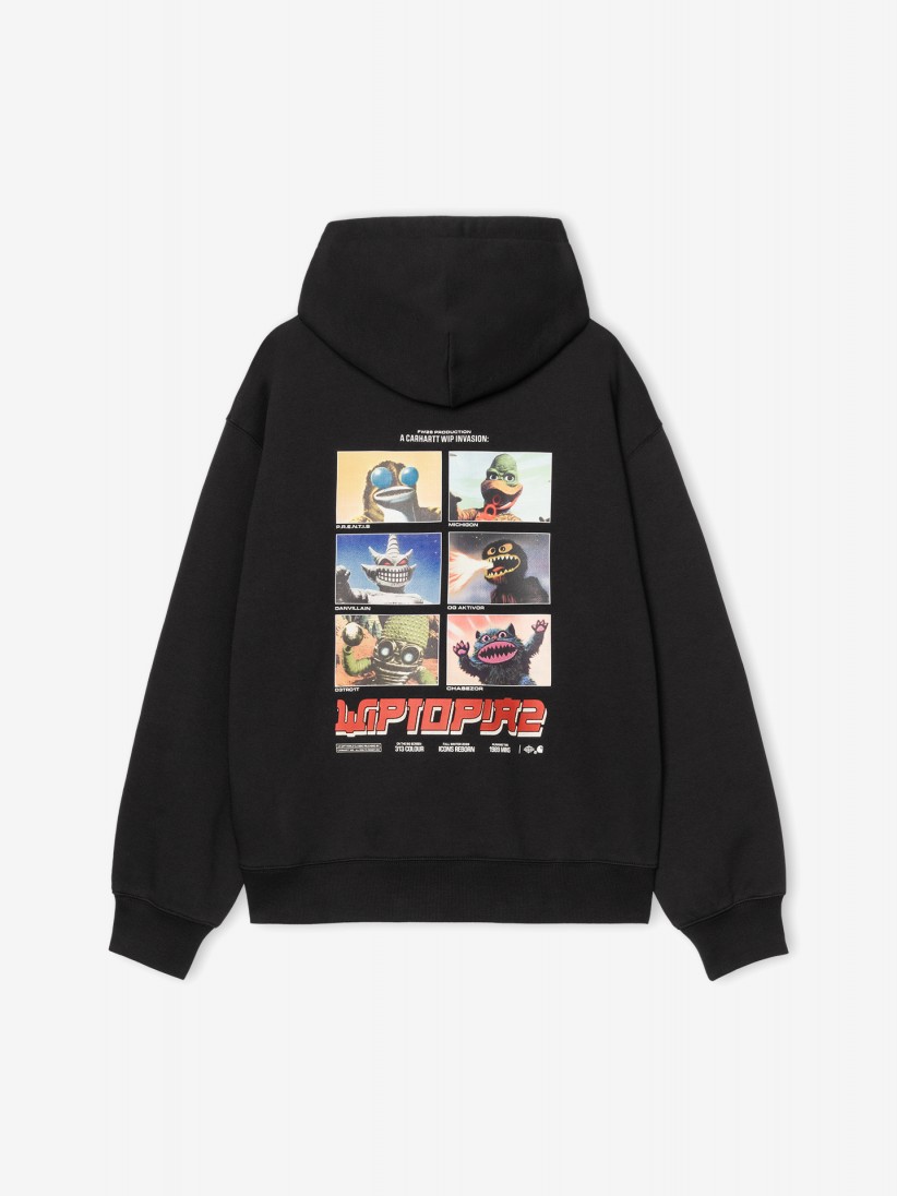 Sudadera con Capucha Carhartt WIP Wiptopia II Negra Sudadera con Capucha Carhartt WIP Wiptopia II Negra