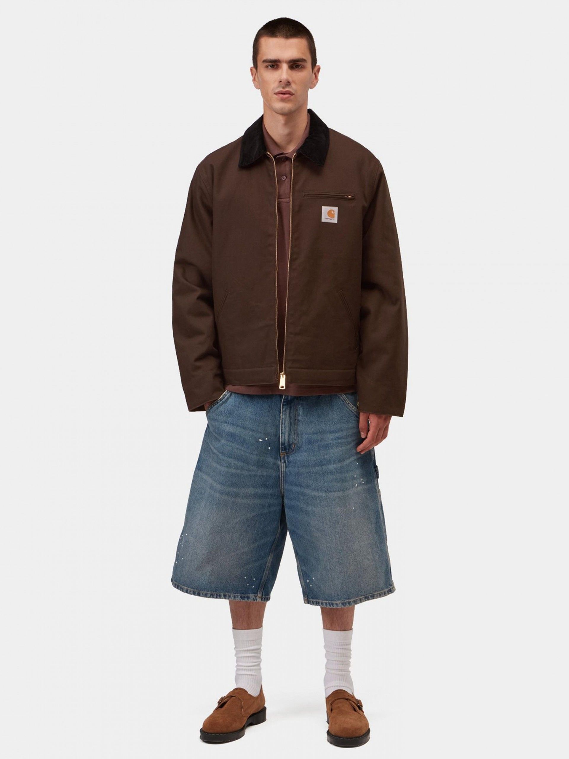 Casaco Carhartt WIP Detroit Castanho