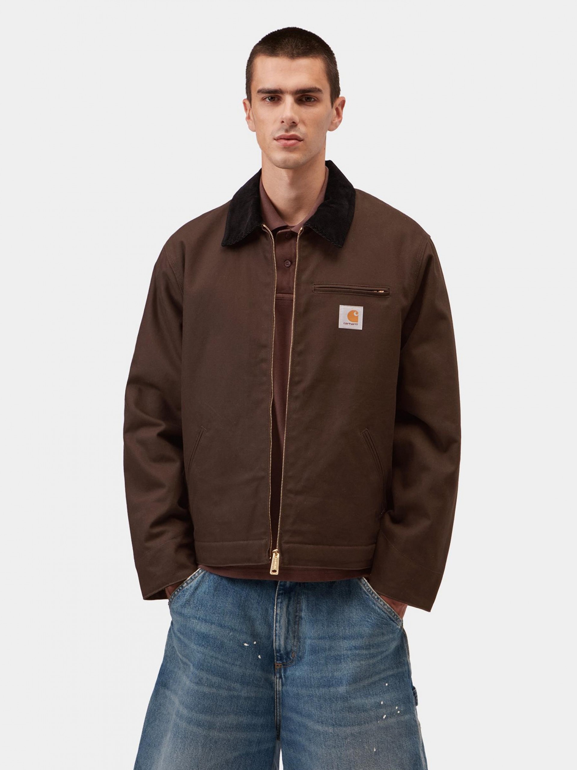Casaco Carhartt WIP Detroit Castanho