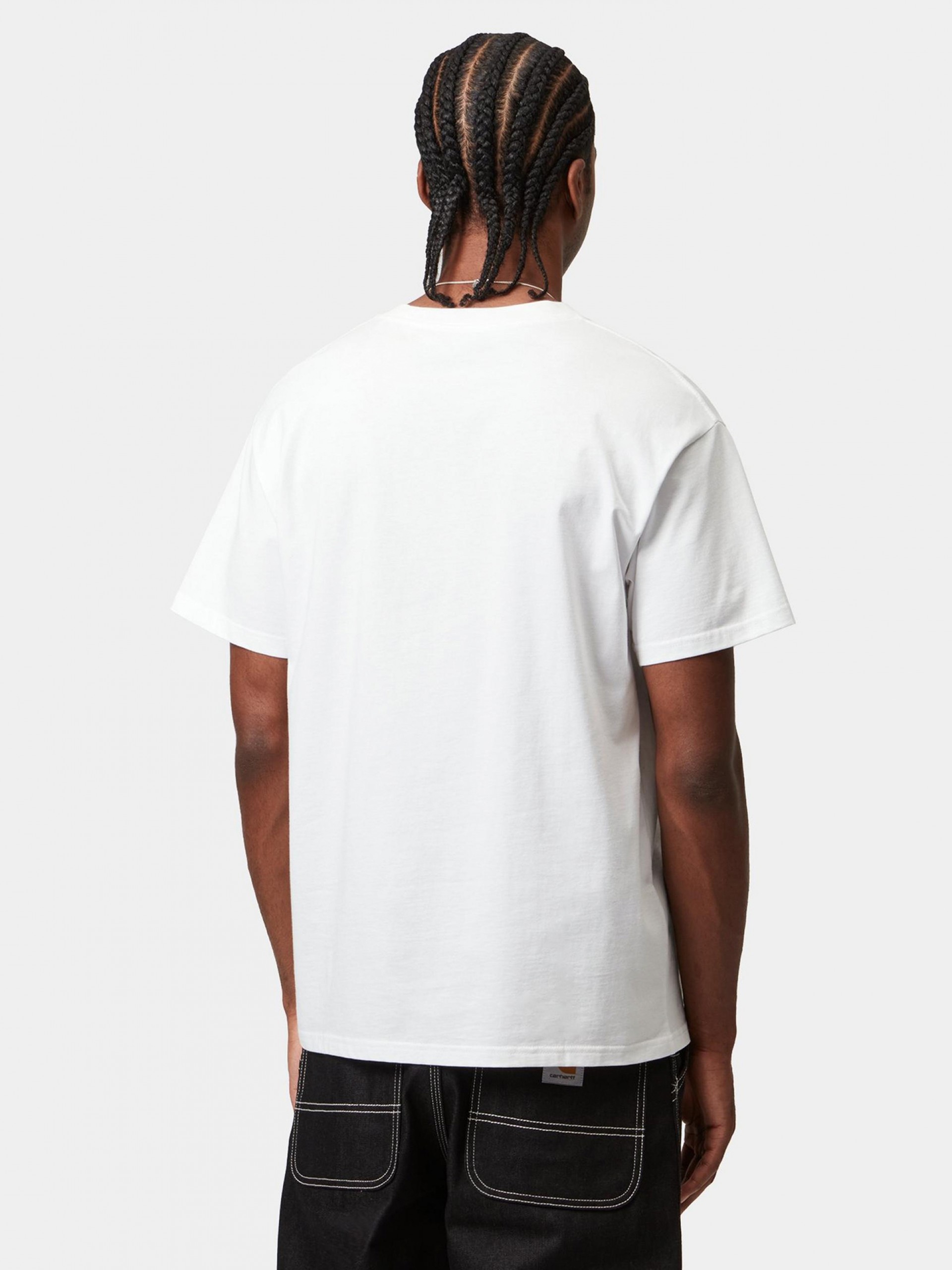 Carhartt WIP Script Embroidery White T-shirt