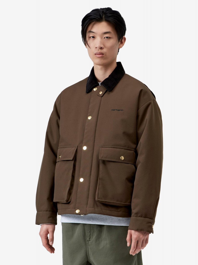 Chaqueta Carhartt WIP Quentin Marrón Chaqueta Carhartt WIP Quentin Marrón