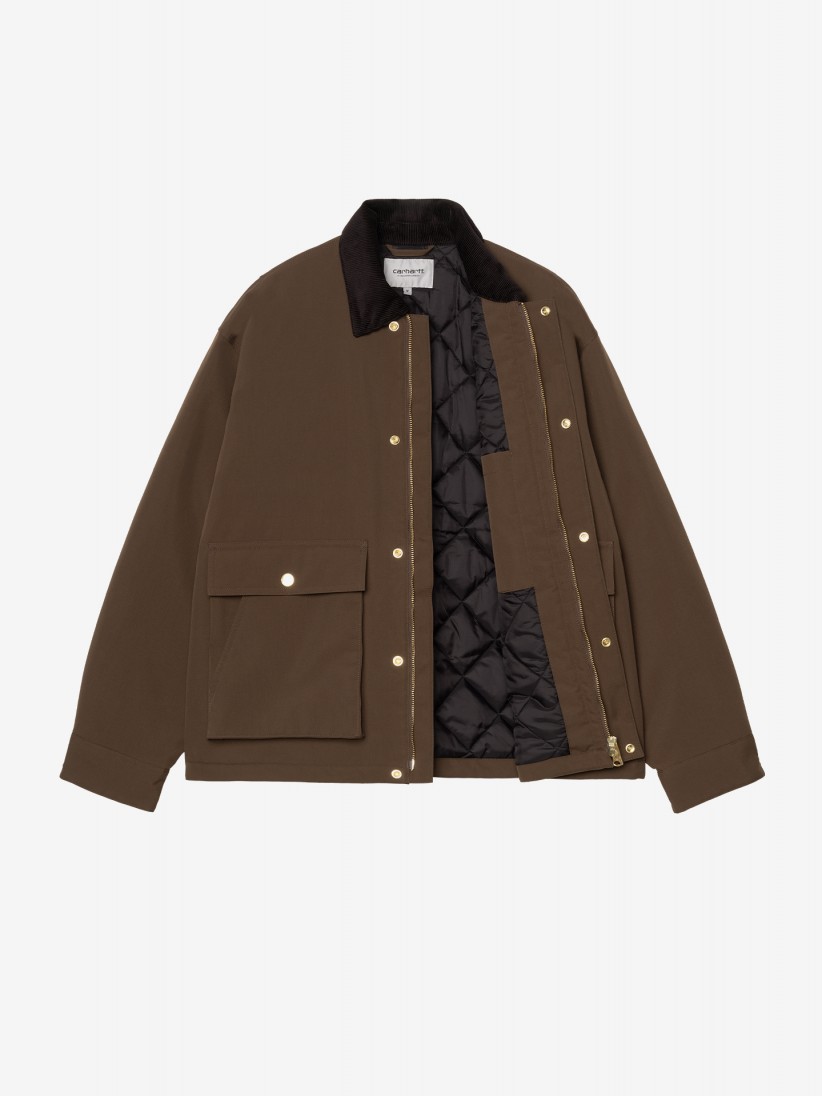 Chaqueta Carhartt WIP Quentin Marrón Chaqueta Carhartt WIP Quentin Marrón