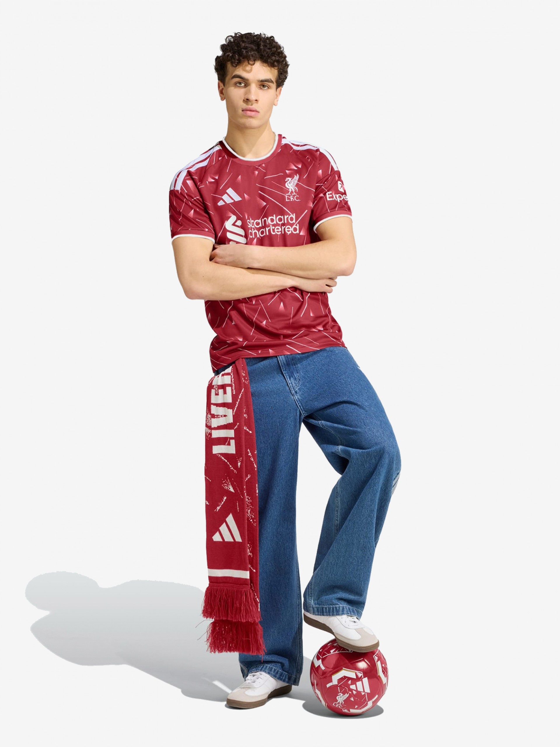 Camiseta Adidas Liverpool F. C. Equipación Principal 26/27