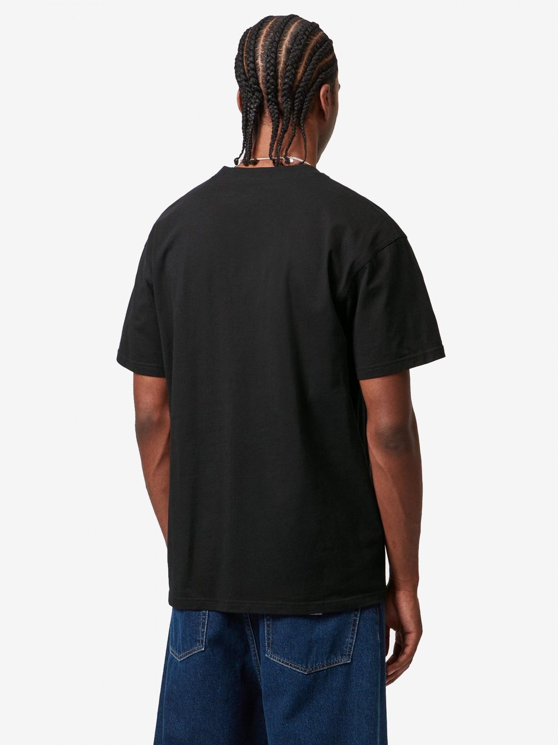 T-shirt Carhartt WIP American Script Preta