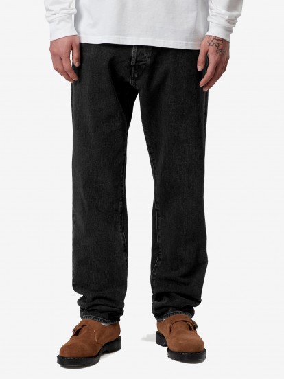 Pantalones Vaqueros Carhartt WIP Klondike Negros Pantalones Vaqueros Carhartt WIP Klondike Negros