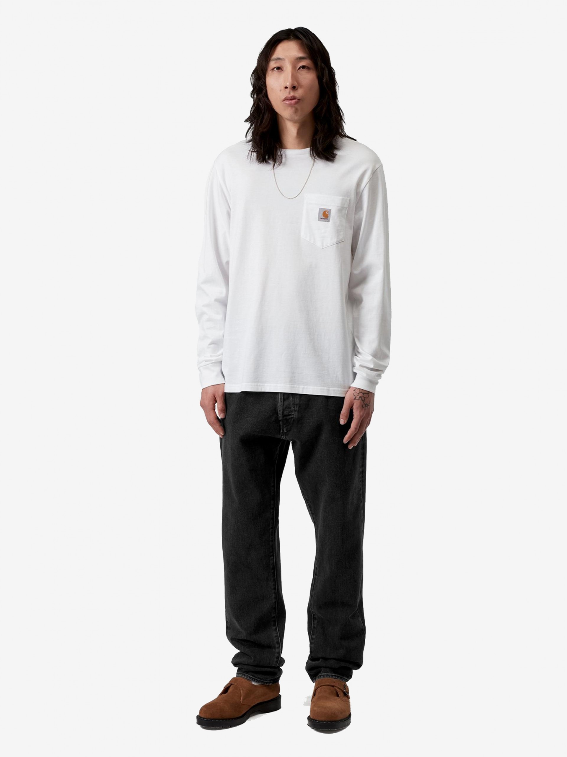 Calças de Ganga Carhartt WIP Klondike Pretas